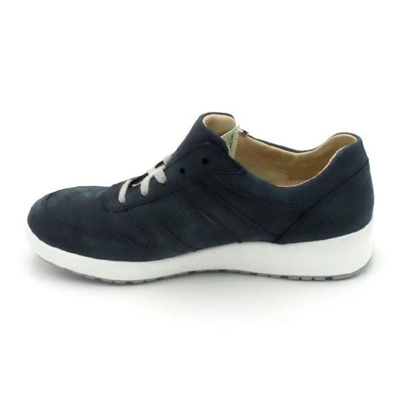 Mephisto Perforated Nubuck Lace-Up Sneakers Rebeca Navy - Medium - Picture 3 of 6